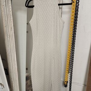 Elegant Cream Maxi Dress